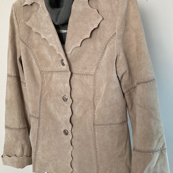 Leather jacket Pamela McCoy XS vintage - Picture 2 of 12